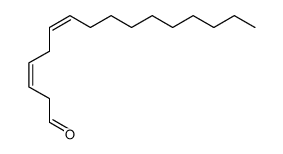 (3Z,6Z)-hexadeca-3,6-dienal Structure
