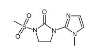 1-methylsulphonyl-3-(1-methyl-2-imidazolyl)-2-imidazolidinone Structure