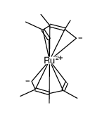 Ruthenium, bis(eta5-2,3,4-trimethylpenta-2,4-dien-1-yl)- Structure