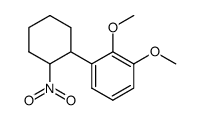 1,2-dimethoxy-3-(2-nitro-cyclohexyl)-benzene结构式
