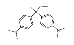 2,2-bis-(4-dimethylamino-phenyl)-butane Structure