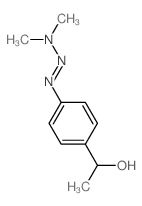 Benzenemethanol,4-(3,3-dimethyl-1-triazen-1-yl)-a-methyl- Structure