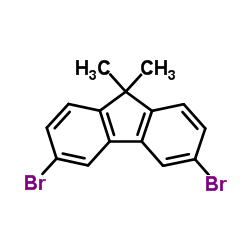 3,6-Dibromo-9,9-dimethyl-9H-fluorene结构式