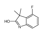 4-fluoro-3,3-dimethyl-1H-indol-2-one structure