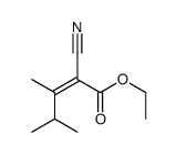 ethyl 2-cyano-3,4-dimethylpent-2-enoate Structure