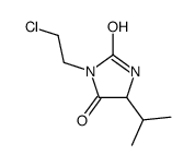 3-(2-chloroethyl)-5-propan-2-ylimidazolidine-2,4-dione Structure