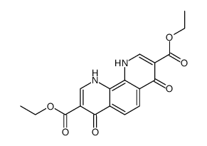 1,4,7,10-tetrahydro-3,8-bis(ethoxycarbonyl)-1,10-phenanthroline-4,7-dione Structure