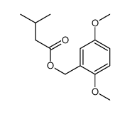 2,5-DIMETHOXYBENZYL 3-METHYLBUTANOATE structure