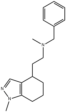 n-benzyl-n-methyl-2-(1-methyl-4,5,6,7-tetrahydro-1h-indazol-4-yl)ethanamine Structure