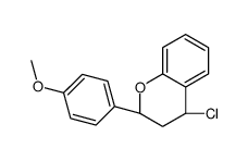 (2R,4S)-4-chloro-2-(4-methoxyphenyl)-3,4-dihydro-2H-chromene Structure