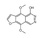 4,9-dimethoxy-6H-furo[2,3-g]phthalazin-5-one Structure