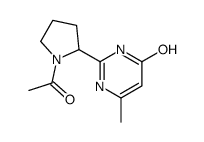 2-(1-acetylpyrrolidin-2-yl)-6-methyl-1H-pyrimidin-4-one Structure