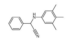 Phenyl-(3,4,5-trimethyl-phenylamino)-acetonitrile结构式