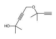 2-methyl-5-(2-methylbut-3-yn-2-yloxy)pent-3-yn-2-ol Structure