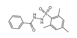 N-benzoyl-N'-mesitylenesulphonylhydrazine结构式