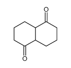 4a,8a-Butanonaphthalene-1,5(2H,6H)-dione, tetrahydro Structure