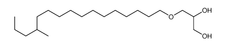 (2S)-3-(13-Methylhexadecyloxy)-1,2-propanediol structure