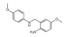 4-methoxy-2-[(4-methoxyanilino)methyl]aniline结构式