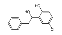 4-Chloro-2-(1-hydroxy-2-phenyl-ethyl)-phenol Structure