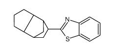 Benzothiazole, 2-(octahydro-4,7-methano-1H-inden-5-yl) Structure