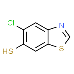 6-Benzothiazolethiol,5-chloro-(7CI)结构式
