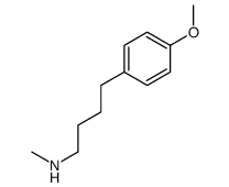 4-(4-methoxyphenyl)-N-methylbutan-1-amine结构式