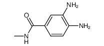 4-methylcarbamoyl-1,2-phenylenediamine Structure