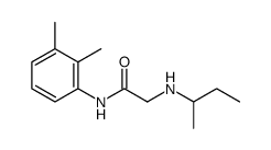 Acetamide, N-(2,3-dimethylphenyl)-2-[(1-methylpropyl)amino] Structure