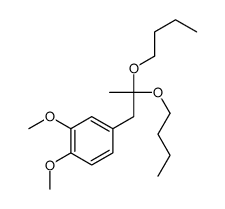 4-(2,2-dibutoxypropyl)-1,2-dimethoxybenzene结构式