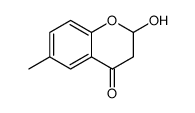 4H-1-Benzopyran-4-one, 2,3-dihydro-2-hydroxy-6-methyl结构式