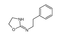 N-(2-phenylethyl)-4,5-dihydro-1,3-oxazol-2-amine结构式