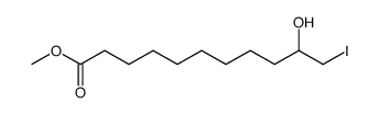 Undecanoic acid, 10-hydroxy-11-iodo-, methyl ester结构式