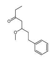 5-methoxy-7-phenylheptan-3-one Structure