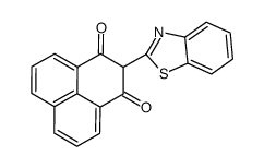 2-(1,3-benzothiazol-2-yl)phenalene-1,3-dione结构式