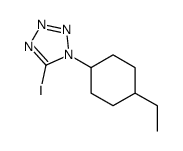 1-(4-ethylcyclohexyl)-5-iodotetrazole Structure