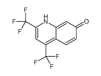 2,4-bis(trifluoromethyl)-1H-quinolin-7-one结构式