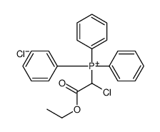 (1-chloro-2-ethoxy-2-oxoethyl)-triphenylphosphanium,chloride结构式