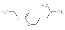 Carbonic acid,3-(dimethylamino)propyl ethyl ester Structure