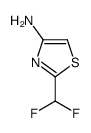 2-(difluoromethyl)-1,3-thiazol-4-amine结构式