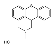 N,N-dimethyl-1-(9H-thioxanthen-9-yl)methanamine,hydrochloride结构式