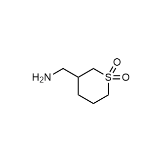 3-(氨基甲基)四氢-2H-噻喃1,1-二氧化物结构式