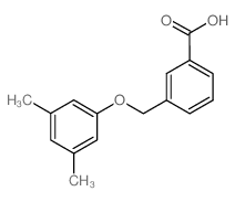 3-[(3,5-Dimethylphenoxy)methyl]benzoic acid结构式