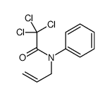 2,2,2-trichloro-N-phenyl-N-prop-2-enylacetamide Structure
