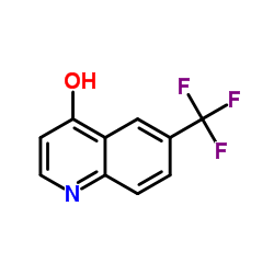 6-(Trifluoromethyl)-4-quinolinol结构式