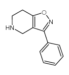 4,5,6,7-四氢-3-苯基异噁唑[4,5-c]吡啶结构式