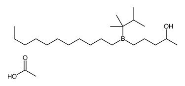 acetic acid,5-[2,3-dimethylbutan-2-yl(undecyl)boranyl]pentan-2-ol Structure