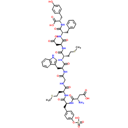 (Tyr9)-Cholecystokinin Octapeptide (sulfated)结构式