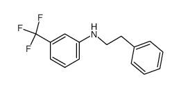 N-phenethyl-3-(trifluoromethyl)aniline Structure