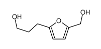3-(5-(hydroxymethyl)furan-2-yl)propan-1-ol结构式