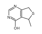 5-methyl-5,7-dihydrothieno[3,4-d]pyrimidin-4-ol Structure